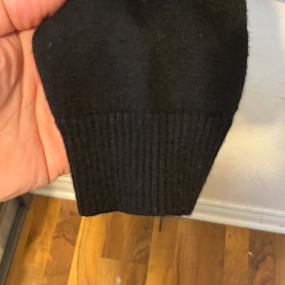 PIERRE CARDIN | Men's Zip Up Cardigan Sweater Black Size Medium - Picture 3 of 5